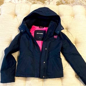 Kids Abercrombie Hooded Jacket-adjustable waist sizing